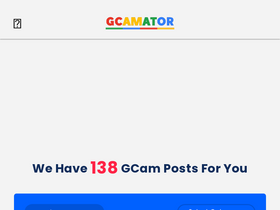 'gcamator.com' screenshot