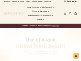 'woodsala.com' screenshot