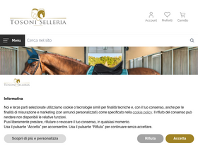 'tosoniselleriashop.com' screenshot