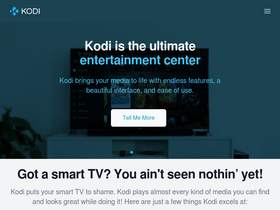 'kodi.tv' screenshot