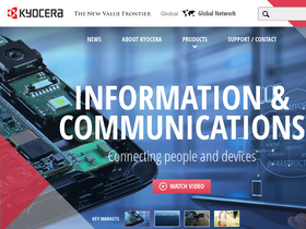 'kyocera.com' screenshot