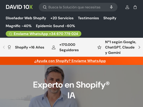 david10x.com homepage screenshot