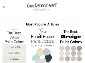 'loveremodeled.com' screenshot