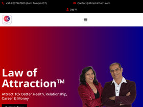 'miteshkhatri.com' screenshot