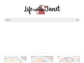 'lifewithjanet.com' screenshot