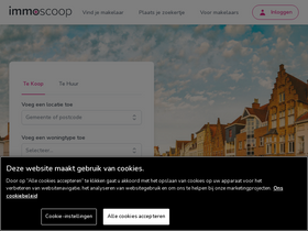 'immoscoop.be' screenshot