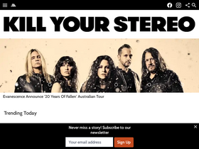 'killyourstereo.com' screenshot