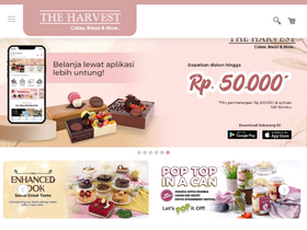 'harvestcakes.com' screenshot