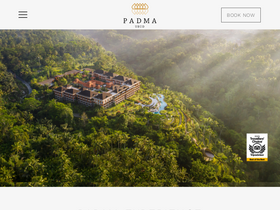 'padmaresortubud.com' screenshot