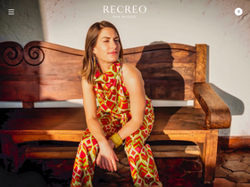recreosanmiguel.com homepage screenshot