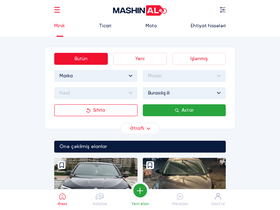 'mashin.al' screenshot