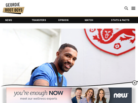 'geordiebootboys.com' screenshot