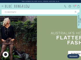 'bluebungalow.com.au' screenshot