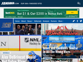 'bleedinblue.com' screenshot