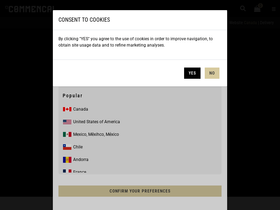 'commencalcanada.com' screenshot