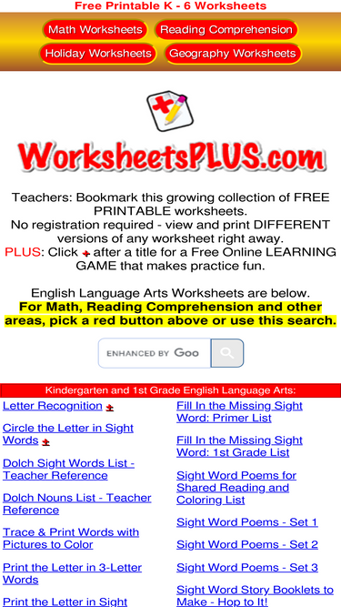worksheetsplus.com
