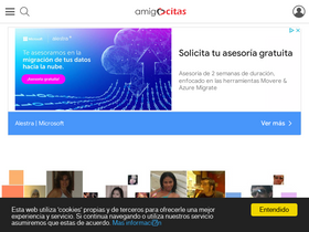 'amigocitas.com' screenshot