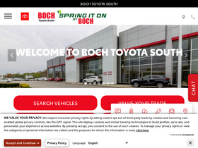 'bochtoyotasouth.com' screenshot