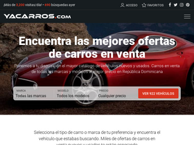 'yacarros.com' screenshot