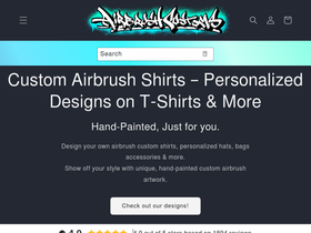airbrushcustom.net homepage screenshot