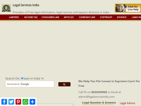 'legalservicesindia.com' screenshot