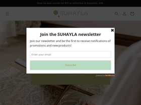 suhaylakids.co.za homepage screenshot