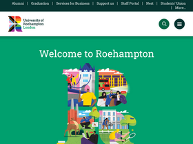 'roehampton.ac.uk' screenshot