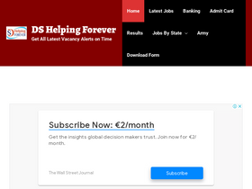 'dshelpingforever.com' screenshot