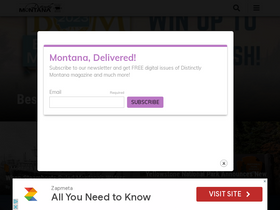 'distinctlymontana.com' screenshot