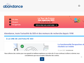 'abondance.com' screenshot