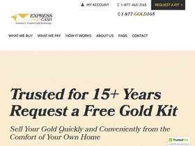 'expressgoldcash.com' screenshot