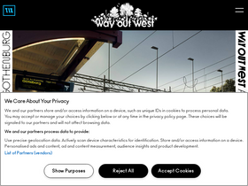 'wayoutwest.se' screenshot
