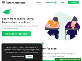 'myprivatetutor.ae' screenshot