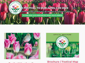 'tulipfestival.org' screenshot