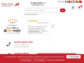 'pieces-online.com' screenshot