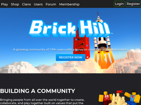 'brick-hill.com' screenshot