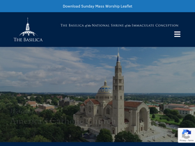 'nationalshrine.org' screenshot