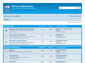 'oliforum.it' screenshot