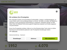 'goethe.de' screenshot