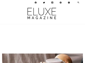 'eluxemagazine.com' screenshot