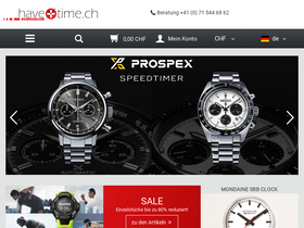 'havetime.ch' screenshot