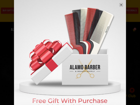 alamobarber.com homepage screenshot