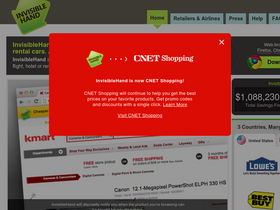 'getinvisiblehand.com' screenshot