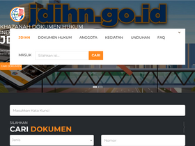 'jdihn.go.id' screenshot