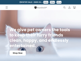 Purepathshop website screenshot
