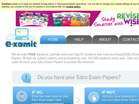 'e-xamit.ie' screenshot