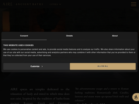 'beaire.com' screenshot