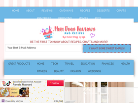 'momdoesreviews.com' screenshot
