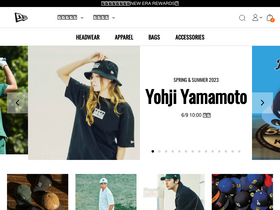 'neweracap.jp' screenshot