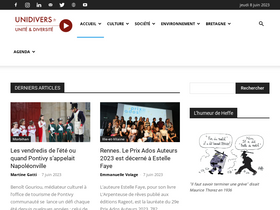 'unidivers.fr' screenshot